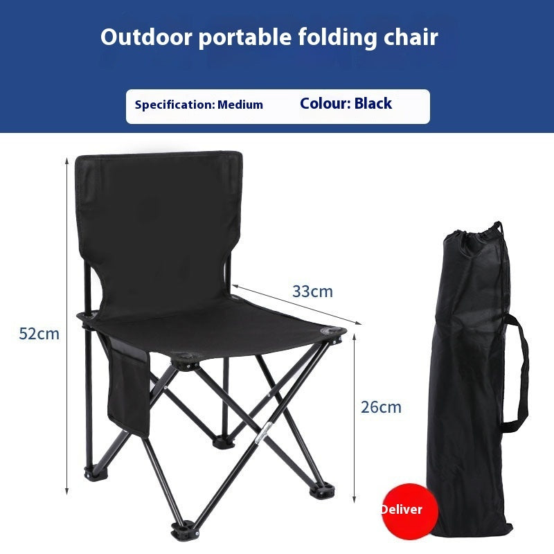 Metal Folding Chairs Outdoor Portable Picnic