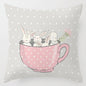 Cartoon Bunny Cushion Cover Home Textiles