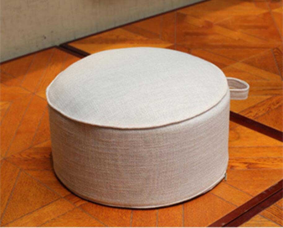 Removable And Washable Linen Cushions, Tatami Mats, Thickened Futon Floors, Piers, Coffee Tables, Balcony Windows, Fabric Cushions