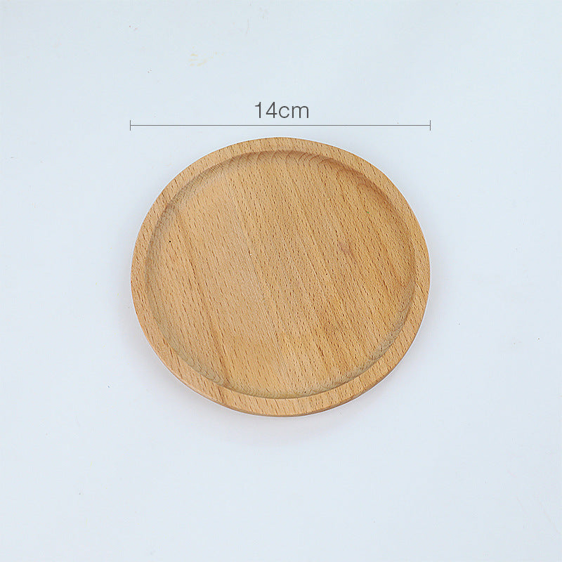 Beech Plate Gourmet Photo Props Japanese-style Decoration Food