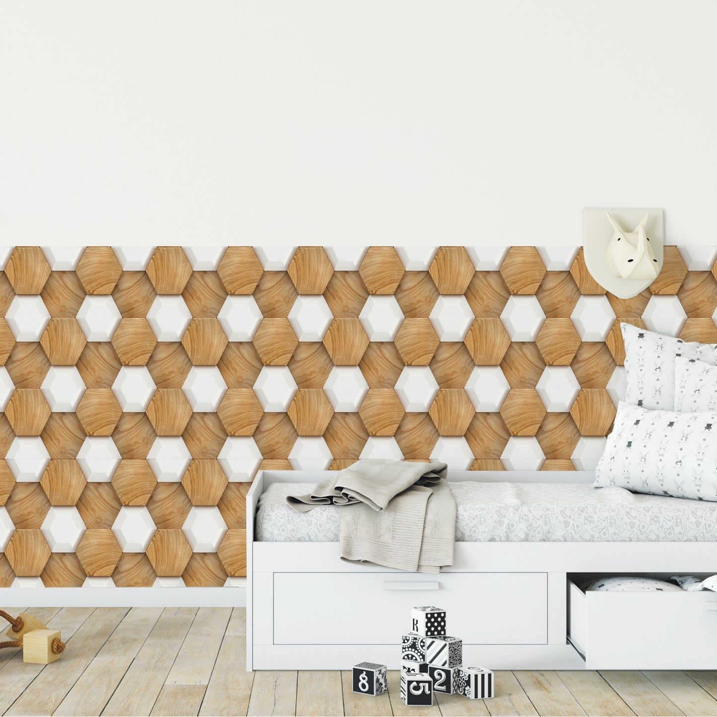 Brick Pattern Sticker Retro Vintage Style