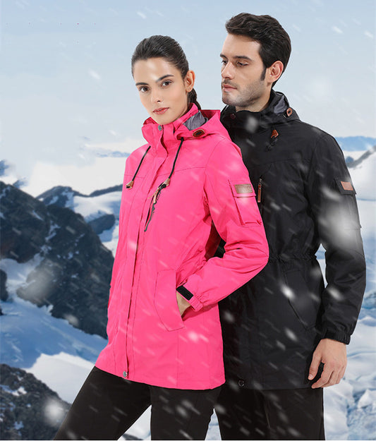 Men Sports And Leisure Warm Waterproof Jacket