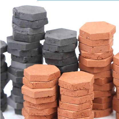 Diy Handmade Material Simulation Red Brick Small Mini Brick Cement Building House