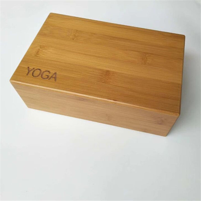 Bamboo and wood yoga brick