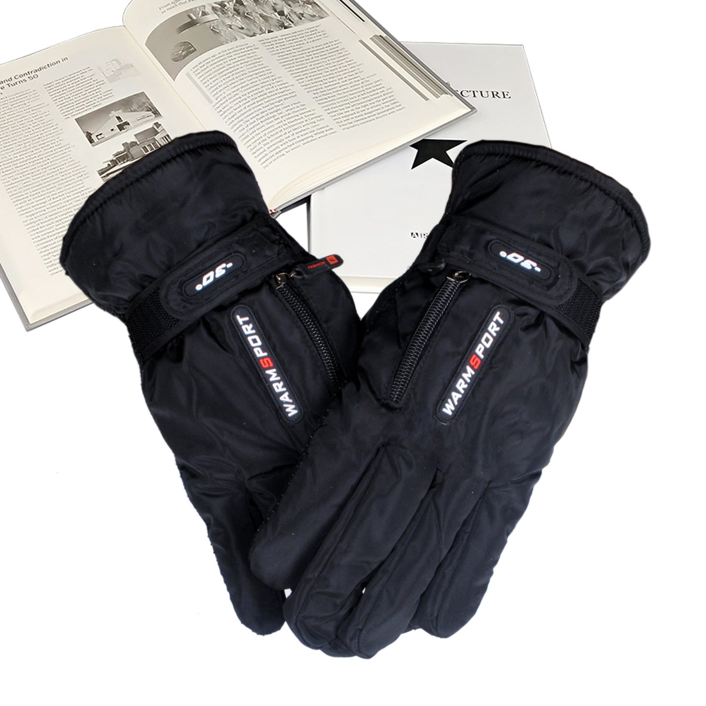 Gloves For Men Riding Bikes Windproof And Thickened To Keep Warm