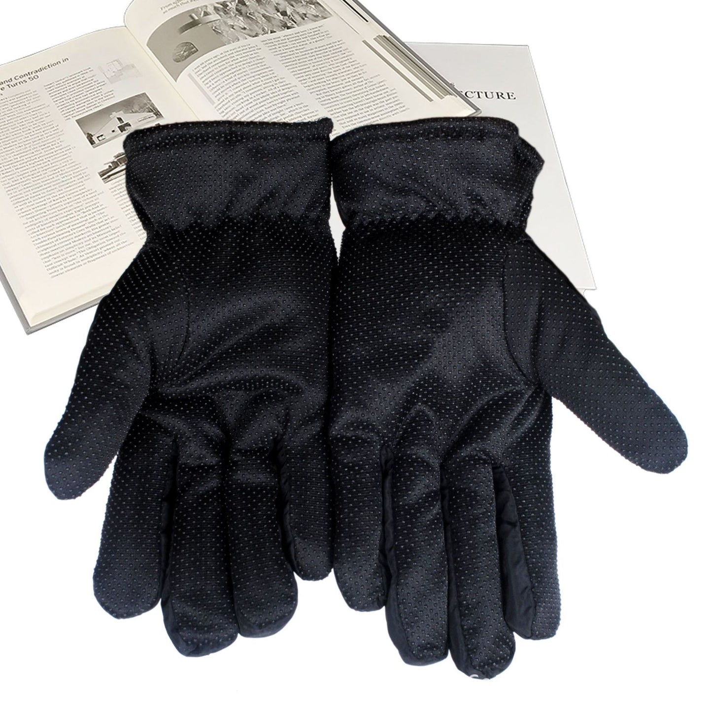 Gloves For Men Riding Bikes Windproof And Thickened To Keep Warm