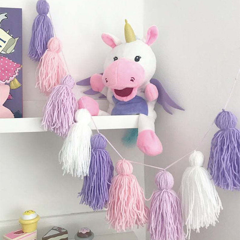 Macaron Color Tassel Home Textiles Home Furnishing Room Decoration Photo Wall Pendant