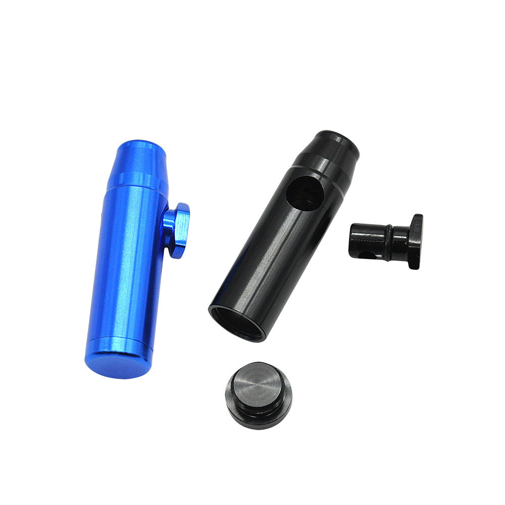 Xingbus Direct Sales Metal Pipe Aluminum Cigarette Holder Metal Bullet Snuff Metal Pipe Flat Head Metal