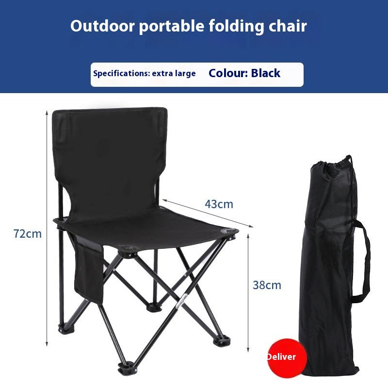 Metal Folding Chairs Outdoor Portable Picnic