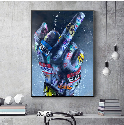 Posters And Prints Graffiti Art Paintings On The Wall Art Canvas Pictures