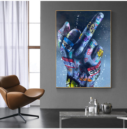 Posters And Prints Graffiti Art Paintings On The Wall Art Canvas Pictures