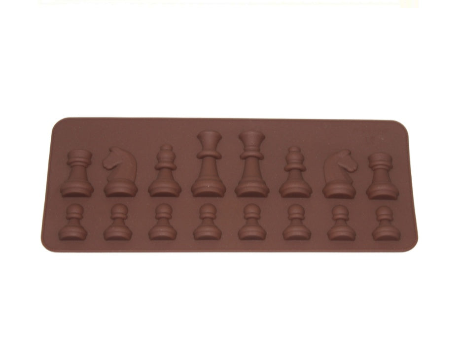 Silicone Chess Chocolate Mould Crystal Epoxy Chess Chocolate Mould