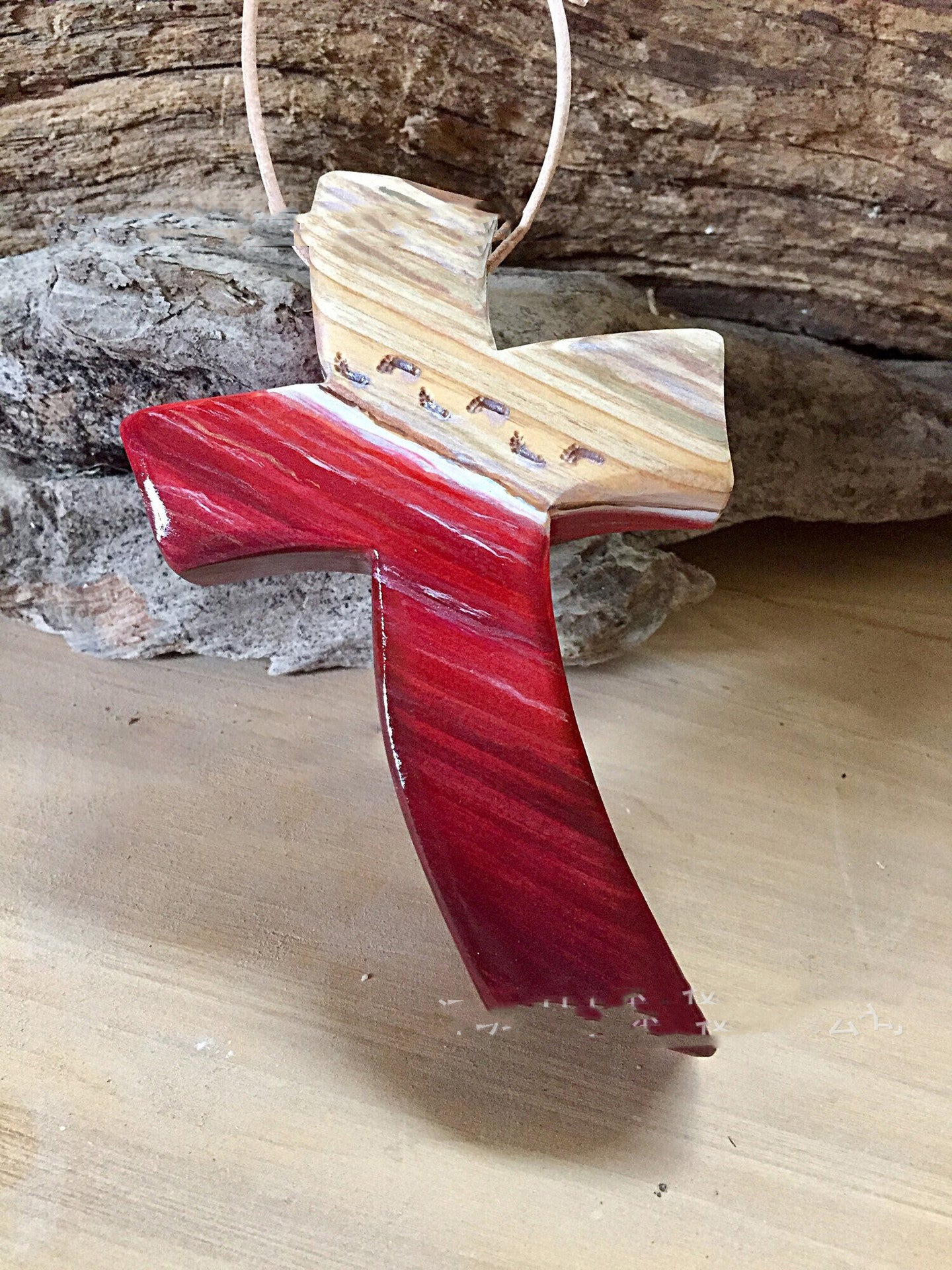 Handmade Wooden Crosses And Sutras Inspired By God