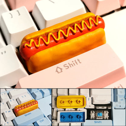 Mechanical Keyboard Personality Gourmet Keycap Handmade Resin