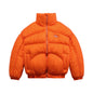 Solid Color High-necked Bread Jacket Warm Men's Down Padded Jacket