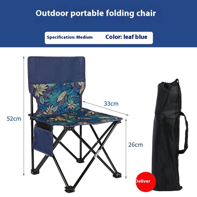 Metal Folding Chairs Outdoor Portable Picnic