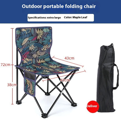 Metal Folding Chairs Outdoor Portable Picnic