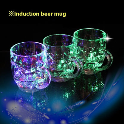 Water Sensing Colorful Luminous Coke Cup Creative Birthday Gift Novelty Experience